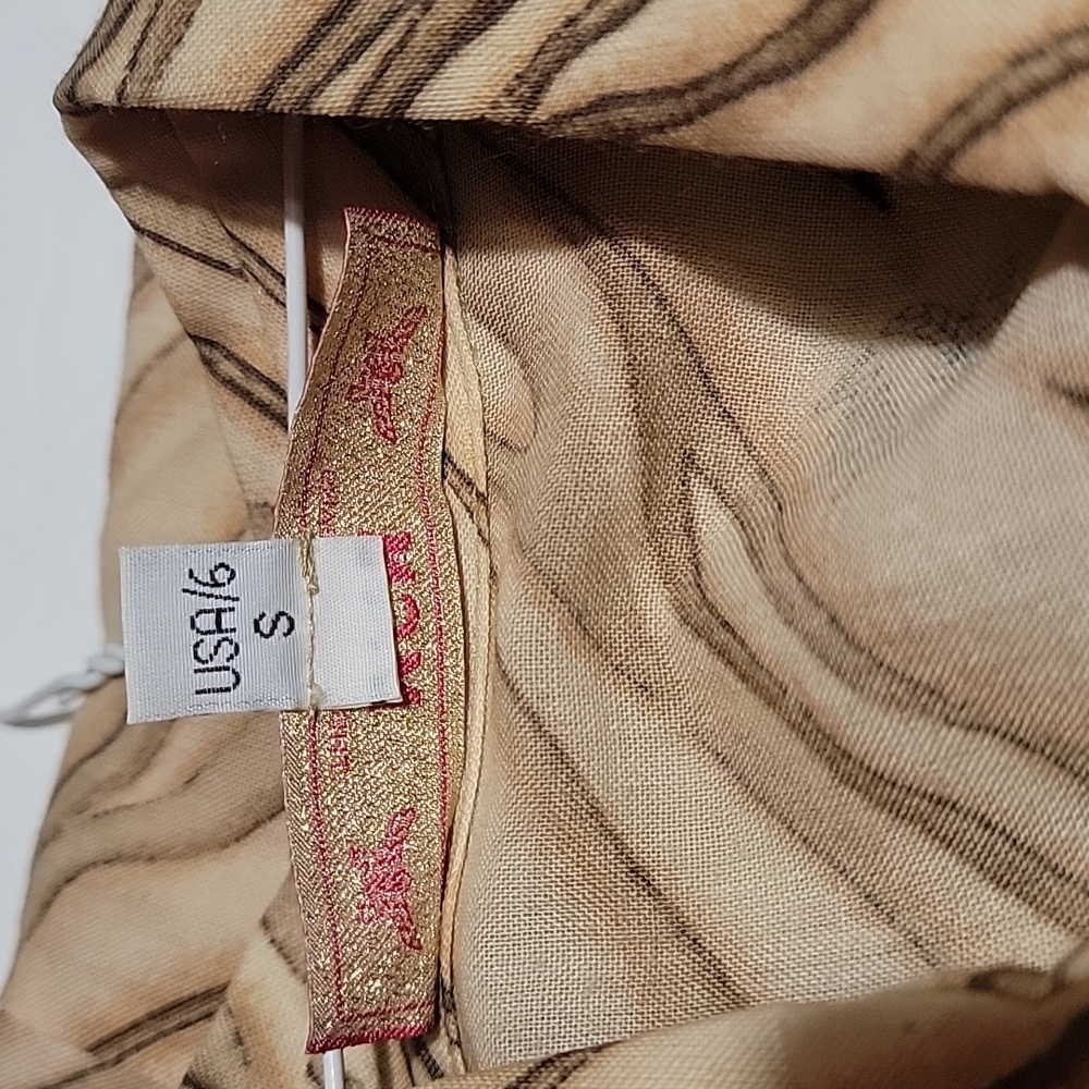 Nwdft Vintage MCM The Golden Jeans Wool Logo Mother of Pearl Buttons Down IT 42 - Picture 5 of 16